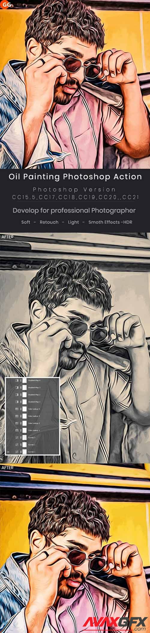 GraphicRiver - Oil Painting Photoshop Action 29305614