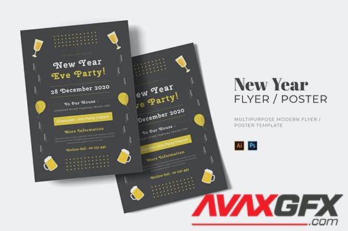 New Year Eve Party Flyer