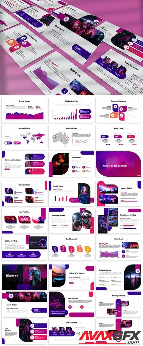 Blaster - Abstract Powerpoint Template