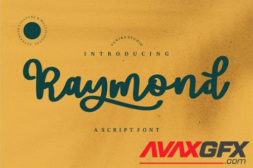 Raymond | Script Font