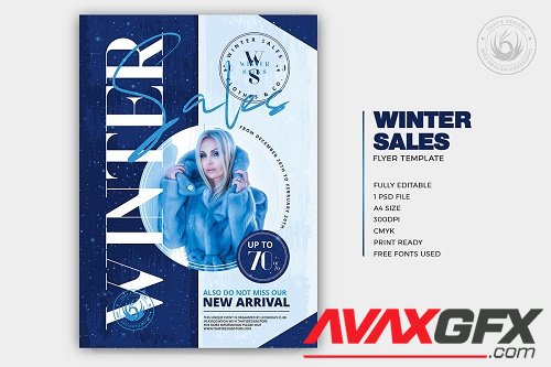 Winter Sale Flyer Template - 5715466