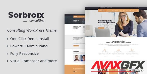 ThemeForest - Sorbroix v1.0 - Business Consulting WordPress Theme (Update: 16 December 20) - 21200725