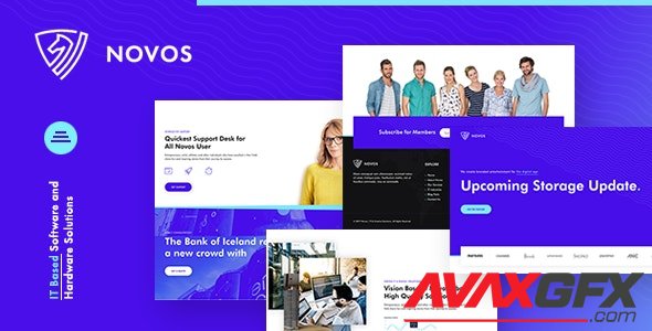 ThemeForest - Novos v1.0.0 - IT Company & Digital Solutions Wordpress Theme (Update: 30 May 20) - 25394637