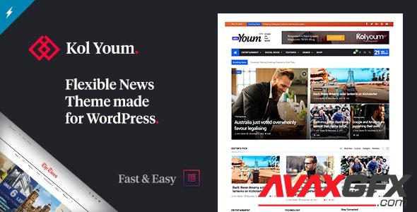 ThemeForest - Kolyoum v2.3.2 - Newspaper Magazine News BuddyPress AMP - 19703399 - NULLED