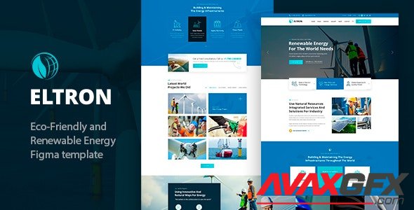 ThemeForest - Eltron v1.0 - Alternative Energy Figma - 29762734