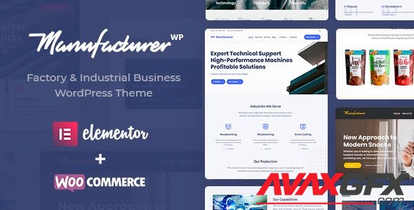 ThemeForest - Manufacturer v1.3.2 - Factory and Industrial WordPress Theme - 22672753 - NULLED