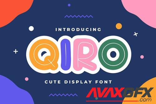 Qiro QR Font OTF-TTF