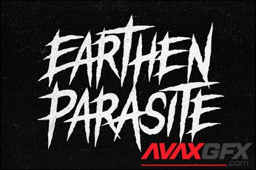 Earthen Parasite - Horror Font