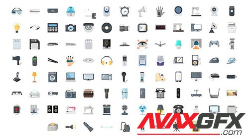 100 Electronic Gadgets Icons 29840386