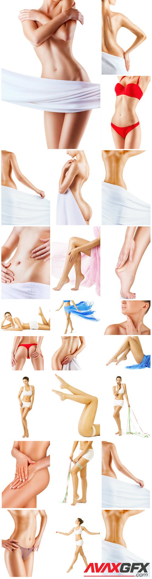 Female body, beautiful figure stock photo