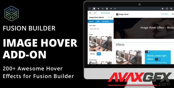 CodeCanyon - Image Hover Add-on for Fusion Builder and Avada v1.1 - 25297111