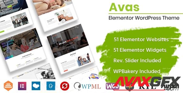 ThemeForest - Avas v6.1.23 - Elementor WordPress Theme - 19775390 - NULLED