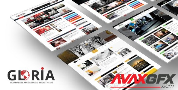 ThemeForest - Gloria v2.6 - Multiple Concepts Blog Magazine WordPress Theme - 17966960