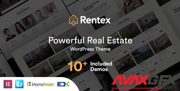 ThemeForest - Rentex v1.6.5 - Real Estate WordPress Theme - 27777605