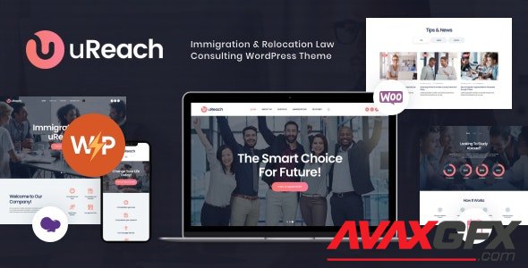 ThemeForest - uReach v1.1.3 - Immigration & Relocation Law Consulting WordPress Theme - 20922818