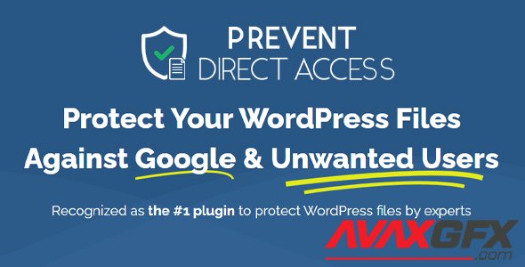 Prevent Direct Access Gold v3.2.0 + Extensions - Protect Your WordPress Files - NULLED