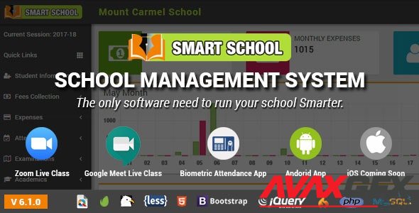 CodeCanyon - Smart School v6.1.0 - School Management System - 19426018 - NULLED