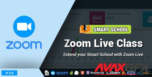 CodeCanyon - Smart School Zoom Live Class v2.0 - 27492043