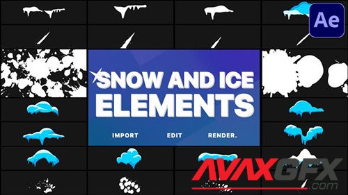 Snow And Ice Elements | After Effects 29779680