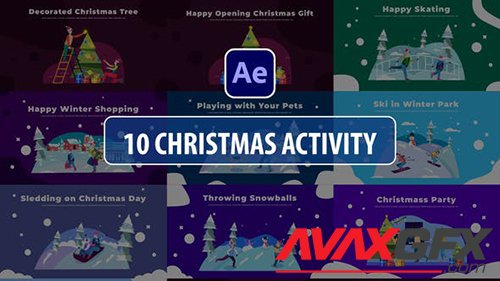 Christmas Activity Scenes | After Effects 29854734