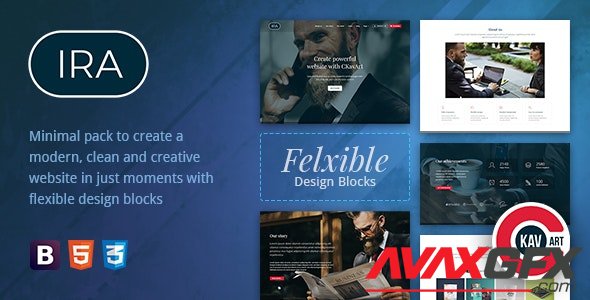 ThemeForest - Creative One Page HTML Template - IRA v0.2 - 21589502