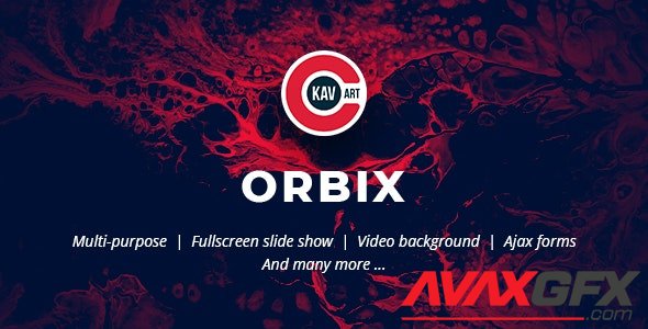 ThemeForest - Orbix v1.1 - Creative Multi-Purpose Template - 23329700