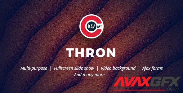 ThemeForest - Thron v1.0 - Creative One Page Template - 23511629