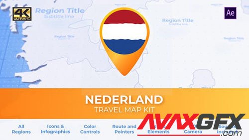 Netherlands Map Kit - Nederland Travel Map 29912612