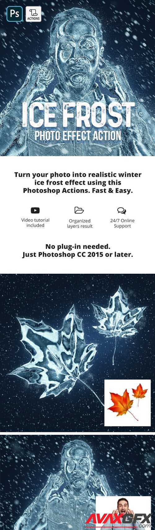 GraphicRiver - Ice Frost Photoshop Action 29754265