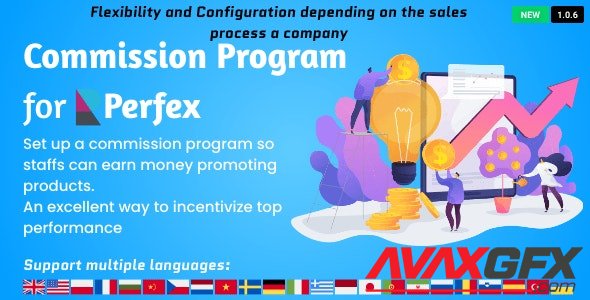 CodeCanyon - Sales Commission Program for Perfex CRM v1.0.6 - 27597035