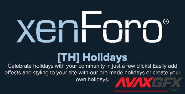 ThemeHouse - Holidays v2.1.0 - XenForo 2.x Add-On