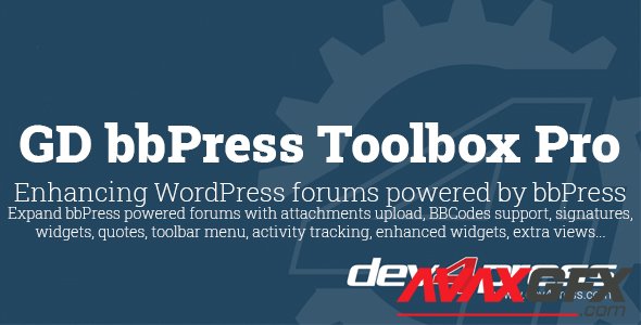 Dev4Press - GD bbPress Toolbox Pro v6.3.2 - Enhancing WordPress Forums Powered By bbPress
