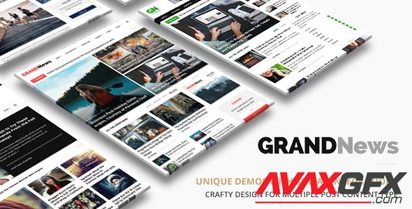 ThemeForest - Grand News v3.4 - Magazine Newspaper WordPress - 15885465 - NULLED