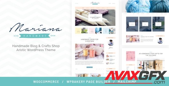 ThemeForest - Melania v1.5.3 - Handmade Blog & Crafts Shop Aristic WordPress Theme - 12515663