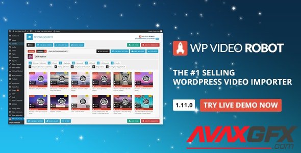 CodeCanyon - WordPress Video Robot v1.11.1 - The Ultimate Video Importer - 8619739 - NULLED