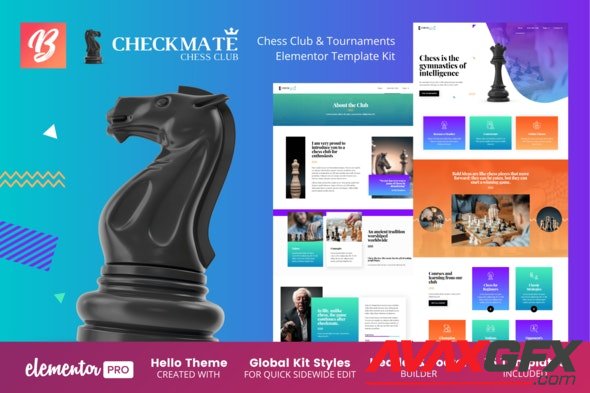 ThemeForest - CheckMate v1.0.0 - Chess Club & Tournaments Elementor Template Kit - 29880542