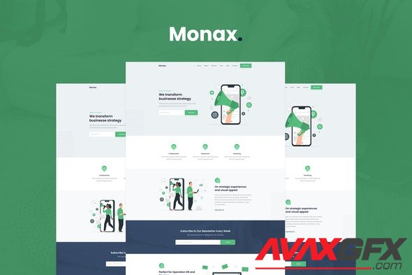 ThemeForest - Monax v1.0.0 - Saas & Startup Elementor Template Kit - 29922766