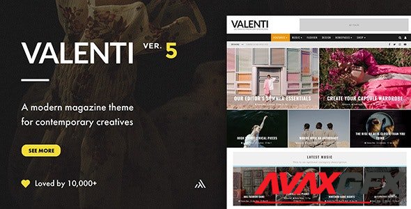ThemeForest - Valenti v5.6.2 - WordPress HD Review Magazine News Theme - 5888961