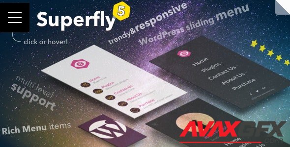 ThemeForest - WordPress Menu Plugin - Superfly Responsive Menu v5.0.18 - 8012790