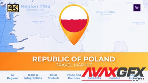 Poland Map - Republic of Poland Travel Map 29935955