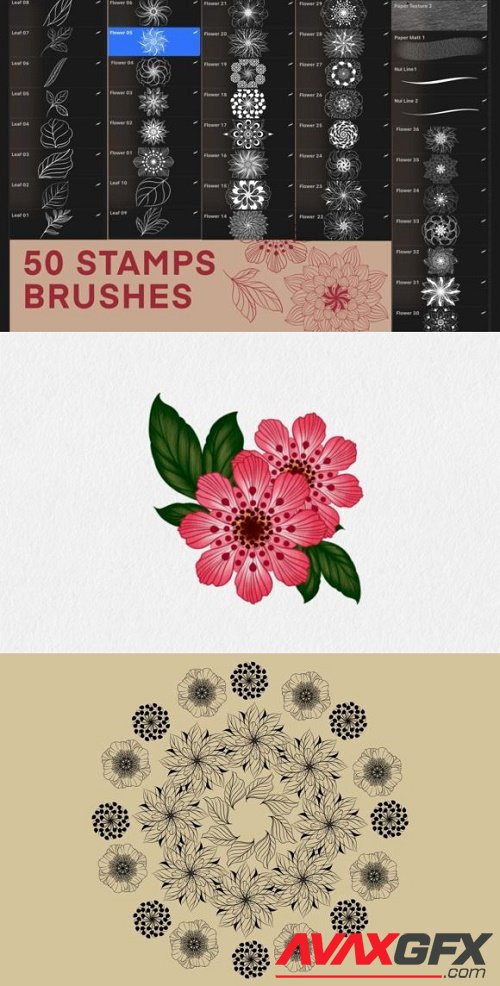 Procreate Mandala Stamps Brush