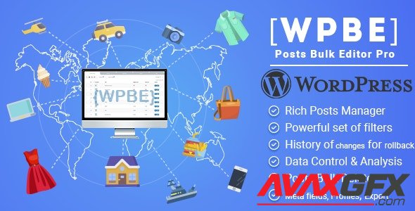 CodeCanyon - WPBE v2.0.3 - WordPress Posts Bulk Editor Professional - 24376112