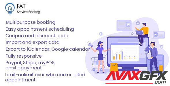 CodeCanyon - Fat Services Booking v3.3 - Automated Booking and Online Scheduling - 24214247