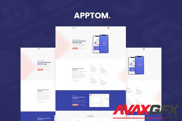 ThemeForest - Apptom v1.0.0 - App & Software Showcase Elementor Template Kit - 29947882