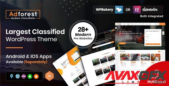 ThemeForest - AdForest v4.4.3 - Classified Ads WordPress Theme - 19481695 - NULLED