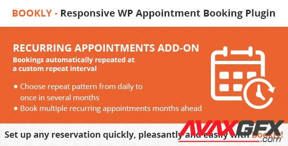 CodeCanyon - Bookly Recurring Appointments (Add-on) v3.6 - 19497634