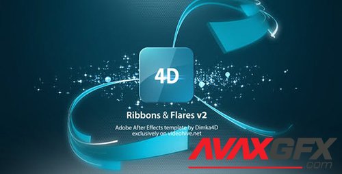 Ribbons & Flares Logo Reveal v2 5771166