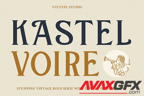Kastel Voire - Display Font