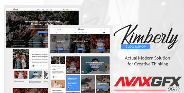 ThemeForest - Kimberly v1.0 - WordPress Blog & Shop Theme - 22309836