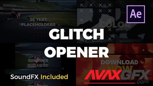 Glitch Opener | After Effects 22108959